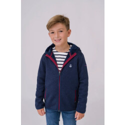 Batela Navy kinder fleece vest -