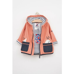 Batela Donker- baby regenjas cerfontaine -