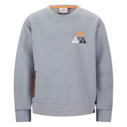 Retour Jongens sweater sef light steel