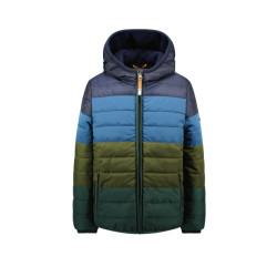 Moodstreet Jongens winterjas colourblock stripe