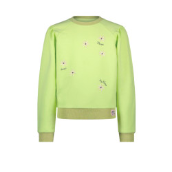 NoNo Meisjes sweater kay sour lime