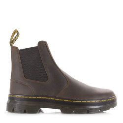 Dr. Martens Embury dark brown crazy horse chelsea boots unisex