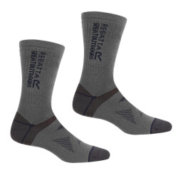 Regatta Unisex wollen sokken voor wandelschoenen volwassenen (pak van 2)