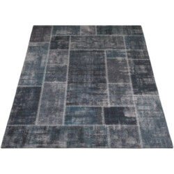 Veer Carpets Karpet mijnen grijs/blauw 160 x 230 cm