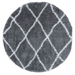 Veer Carpets Vloerkleed jeffie grey rond ø80 cm