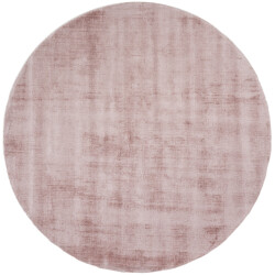 Veer Carpets Karpet viscose rond pink ø200 cm