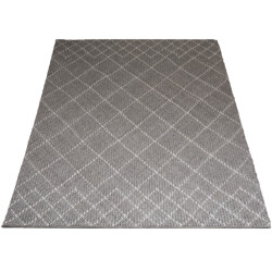 Veer Carpets Vloerkleed tess grey 160 x 230 cm