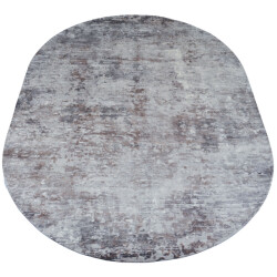 Veer Carpets Vloerkleed yara silver ovaal 200 x 290 cm