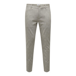 Only & Sons onsmark slim check 020919 pant noos 22028113 chinchilla