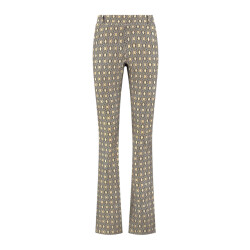 Helena Hart Broek flair print disc 7512disc sand