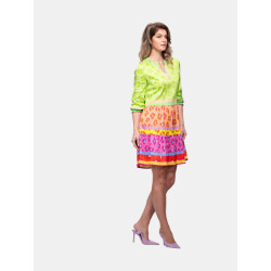 Mucho Gusto Dress san rafael leopard