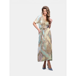 Mucho Gusto Dress lago maggiore paisley leopard