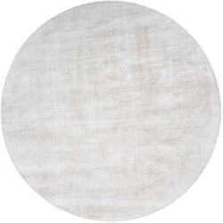 Veer Carpets Vloerkleed cos viscose ivory rond ø200 cm