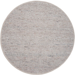 Veer Carpets Vloerkleed scott donker beige rond ø200 cm