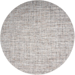 Veer Carpets Vloerkleed cross grey/beige rond ø160 cm