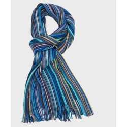 Michaelis Scarf knitted blue pm1s30011b