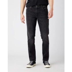 Wrangler Greensboro heren regular-fit jeans black dust