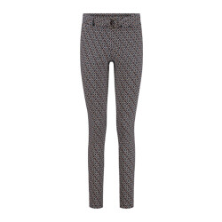 Helena Hart Chino print cuba 7307 marine