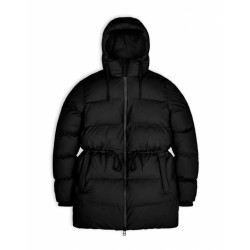 Rains 15370 puffer w jacket black