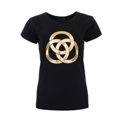 MAICAZZ Yssa t-shirt black-gold sp23.75.021