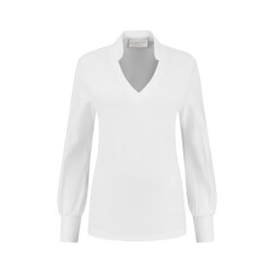 Helena Hart 7369top goldie transfer blouse wit