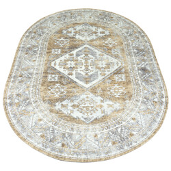 Veer Carpets Vloerkleed laria brown 5 ovaal 200 x 290 cm