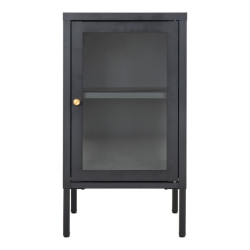 House Nordic Dalby cabinet cabinet with glass door, black