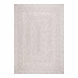 House Nordic Menorca rug rug in 100% recycled plastic, sand, 140x200 cm