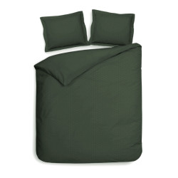 Heckett & Lane Dekbedovertrek punto calla green 240 x 200 220 cm + 2 slopen 60 x