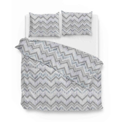 Zo!Home Dekbedovertrek samanta blue 260 x 200 220 cm + 2 slopen 60 x 70 cm