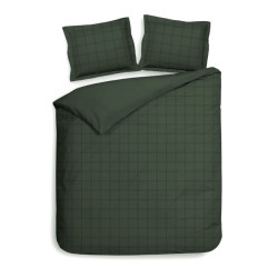 Heckett & Lane Dekbedovertrek diamante calla green 240 x 200 220 cm + 2 slopen