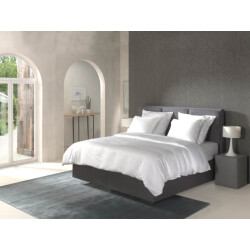 Yellow Dekbedovertrek bamboo quartz white 140 x 200 220 cm + 1 sloop 60 x 70 cm