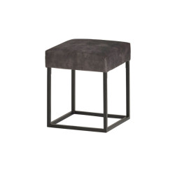 Le Chair Poef cuadrado vierkant 40 adore dark grey