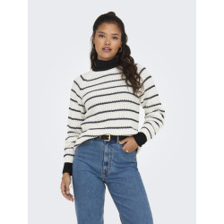 Jacqueline de Yong Jdyellen l/s oneck ragla stripe pul