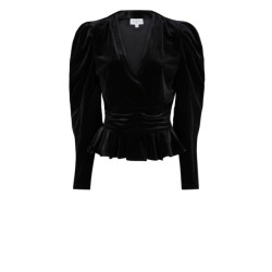 Dante 6 D6smoke velvet peplum