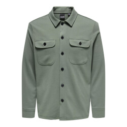 Only & Sons onsnewkodyl overshirt sweat noos 22021279 castor gray