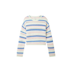 Tom Tailor Cropped striped pullover
