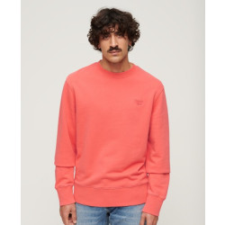 Superdry M2013242a vintage washed mhi hot coral heren sweater