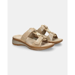 Ara Slipper linokid metallic 12 29003 sand 3027