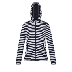 Regatta Dames bayla contrast gestreepte full zip hoodie