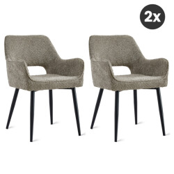 Multifurn 2x eetkamerstoel ray (set van 2)