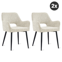 Multifurn 2x eetkamerstoel ray (set van 2)