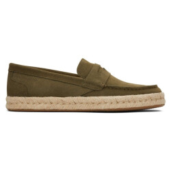 Toms Stanford rope 2.0 10019911 dark olive suede 3126