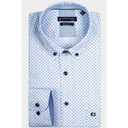 Giordano Casual hemd lange mouw ivy minimal squares print 417015/60