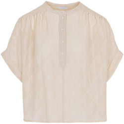 By-Bar Amsterdam Axel geo blouse chalk