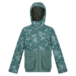 Regatta Hywell camouflage waterdichte jas voor kinderen/kinderen