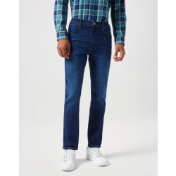 Wrangler Larston heren slim-fit jeans night shade