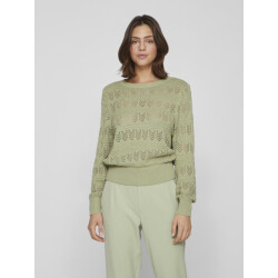 Vila Vicattia l/s pointelle knit top n