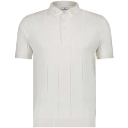 Blue Industry Polo off white