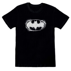 Batman Unisex adult distressed t-shirt